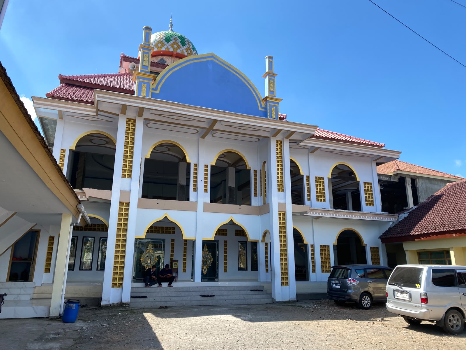 Foto Depan Masjid & Papan Nama — BAITUL AMIN, Karangharjo, Glenmore