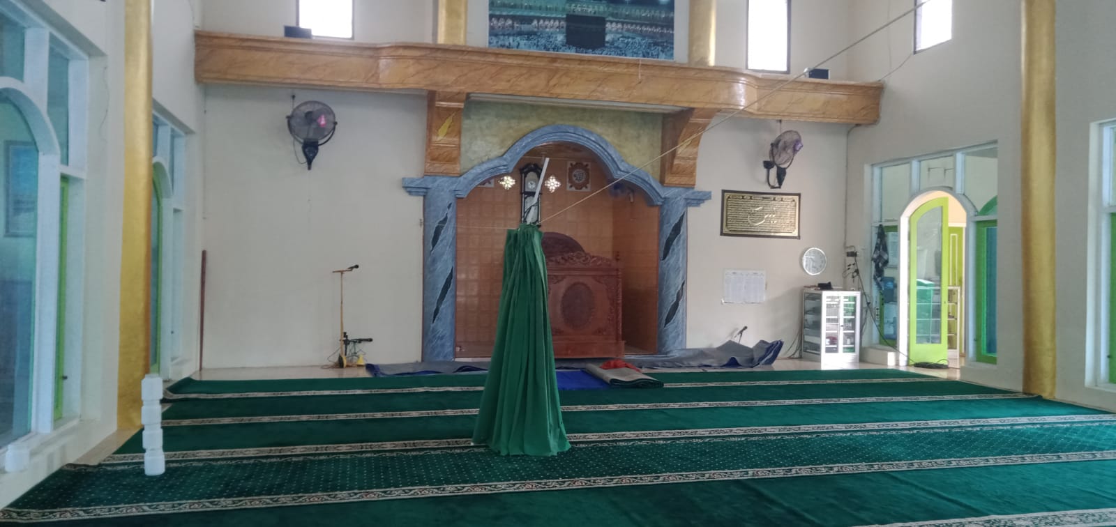 Foto Dalam Masjid (Mimbar/Mihrab) — BAITUR ROHMAN, Bunder, Kabat