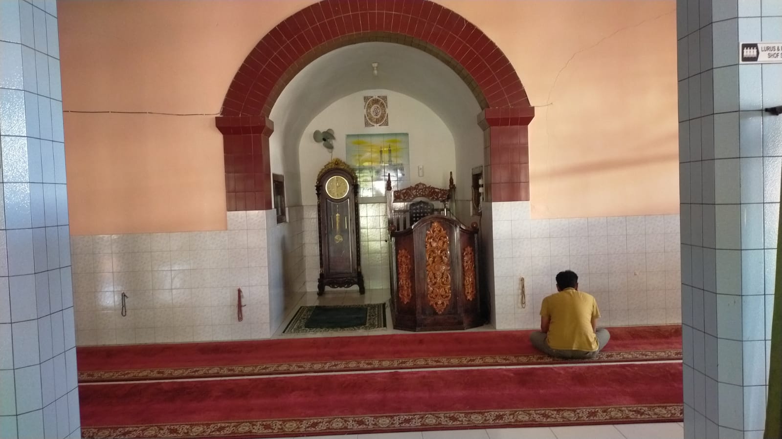 Foto Dalam Masjid (Mimbar/Mihrab) — AT-TAQWA, Sumberberas, Muncar