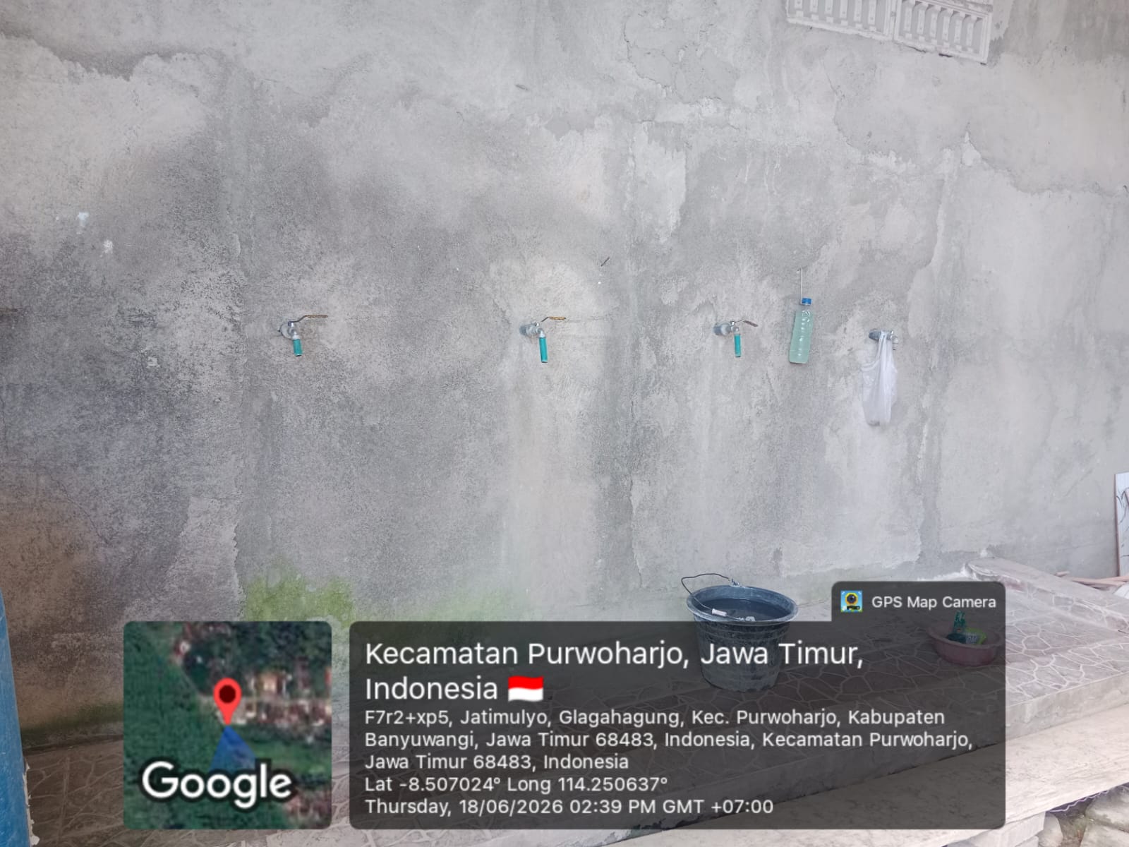 Foto Tempat Wudhu — JAMI' NU DARUL AMIN, Glagahagung, Purwoharjo
