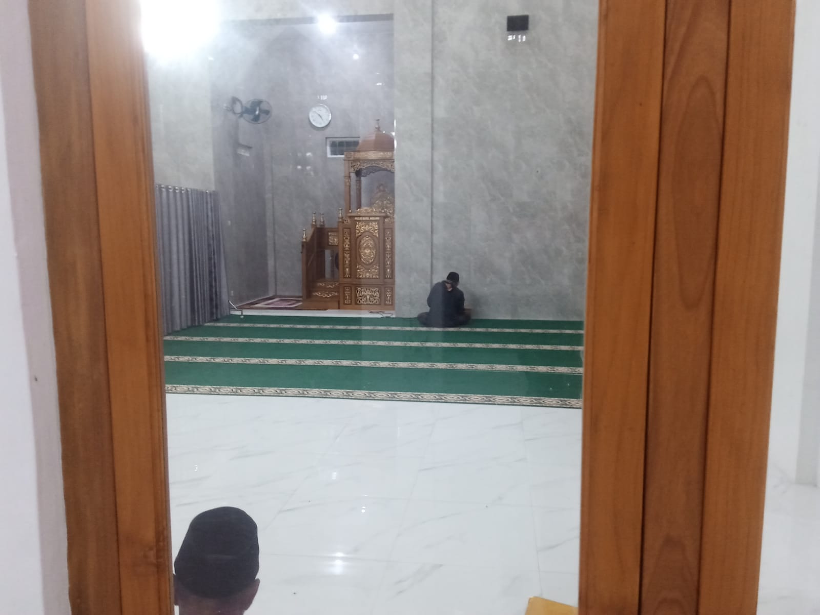 Foto Dalam Masjid (Mimbar/Mihrab) — BAITUL MUSLIMIN, Kandangan, Pesanggaran