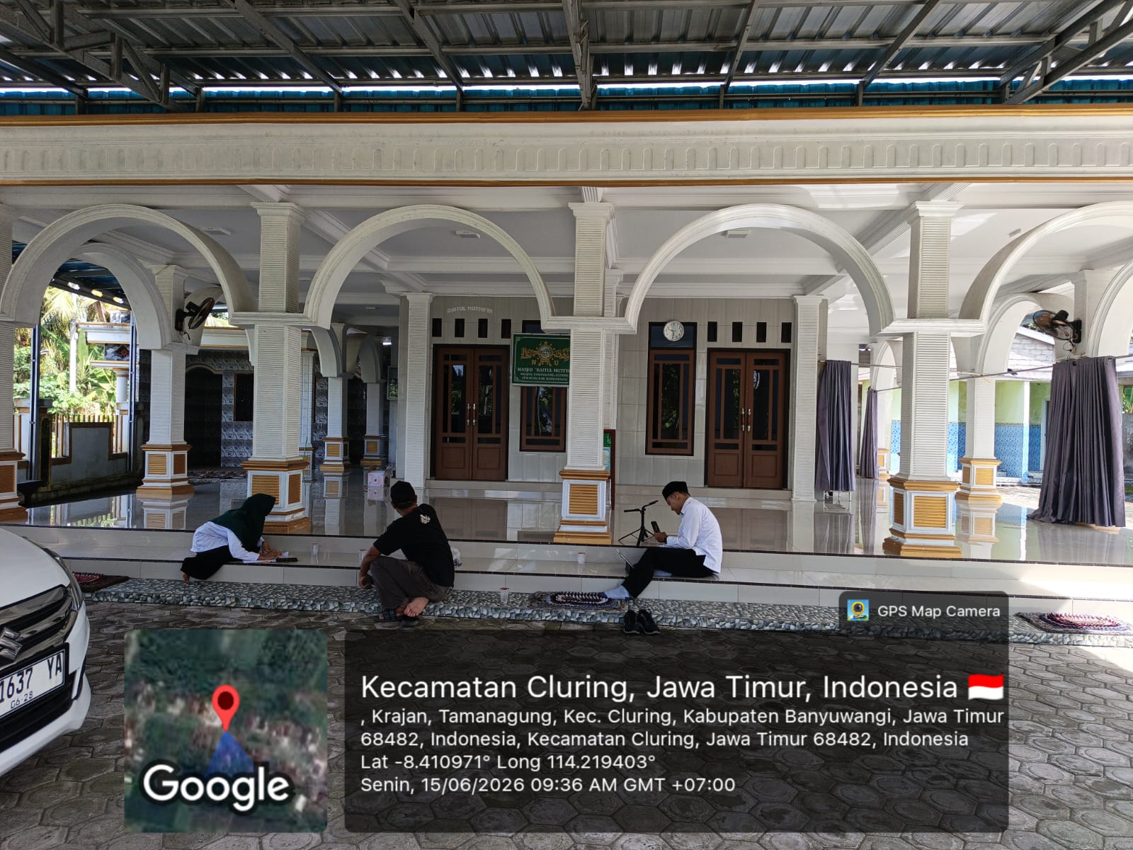 Foto Depan Masjid & Papan Nama — BAITUL MUTHII'IN, Tamanagung, Cluring