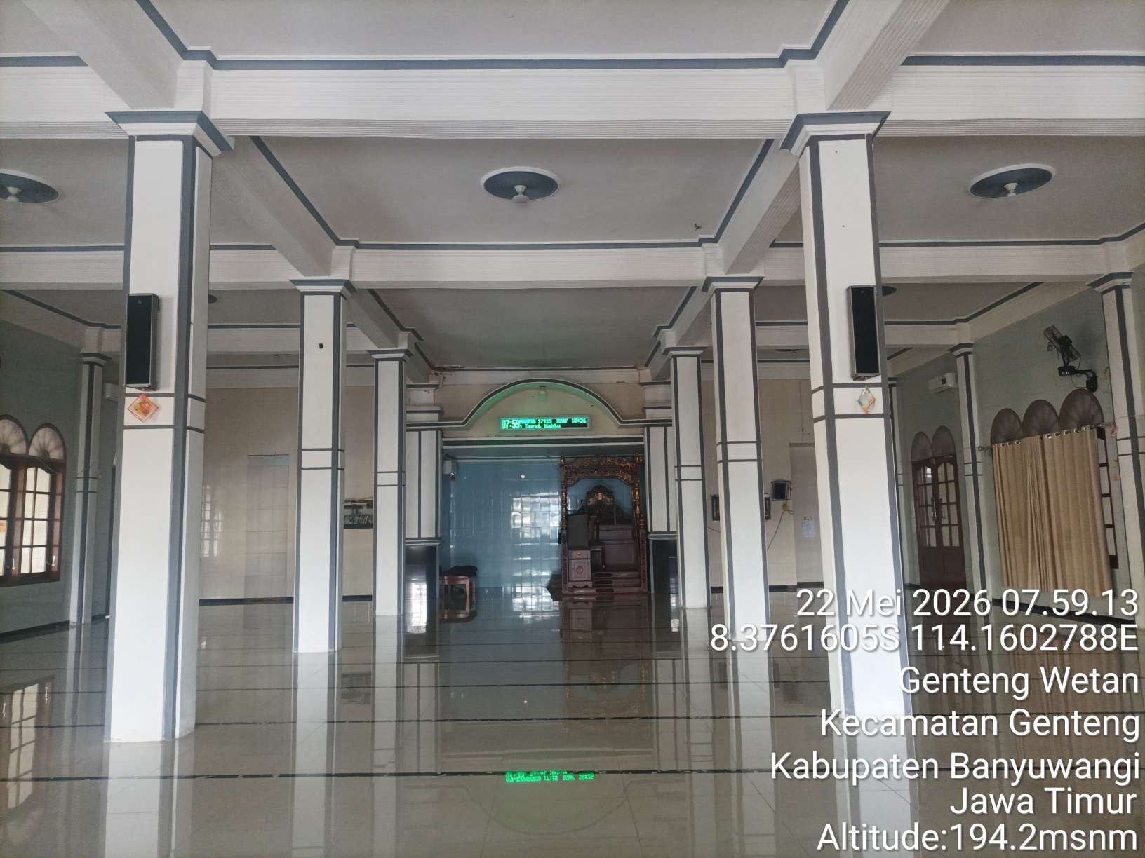 Foto Dalam Masjid (Mimbar/Mihrab) — Kholilulloh, Gentengwetan, Genteng