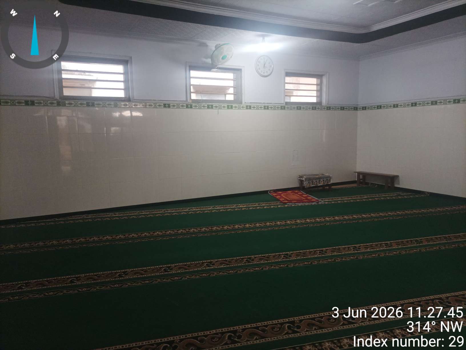 Foto Dalam Masjid (Mimbar/Mihrab) — Al-Furqon, Gentengwetan, Genteng