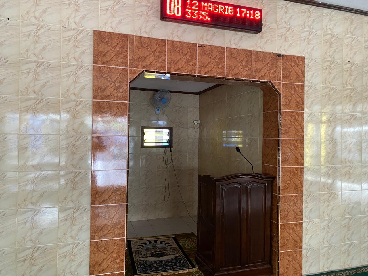 Foto Dalam Masjid (Mimbar/Mihrab) — AS-SYUHADA', Sepanjang, Glenmore