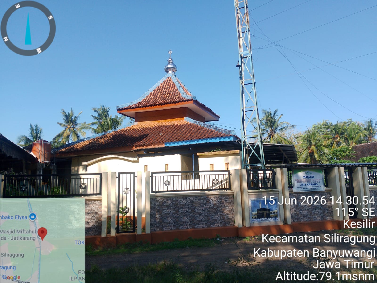 Foto Depan Masjid & Papan Nama — MIFTAHUL HUDA, Kesilir, Siliragung