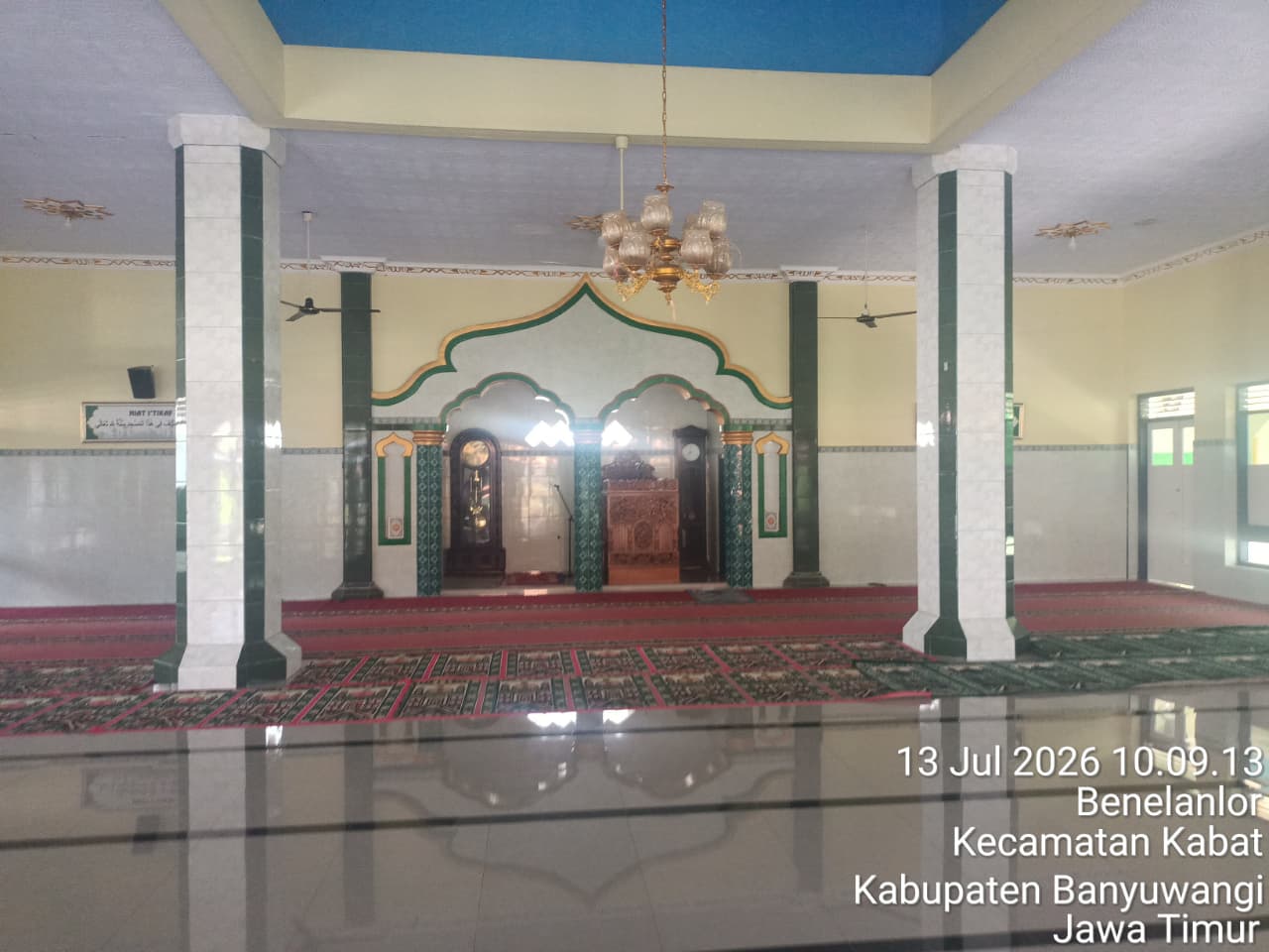 Foto Dalam Masjid (Mimbar/Mihrab) — AL MUSTOFA, Benelan Lor, Kabat