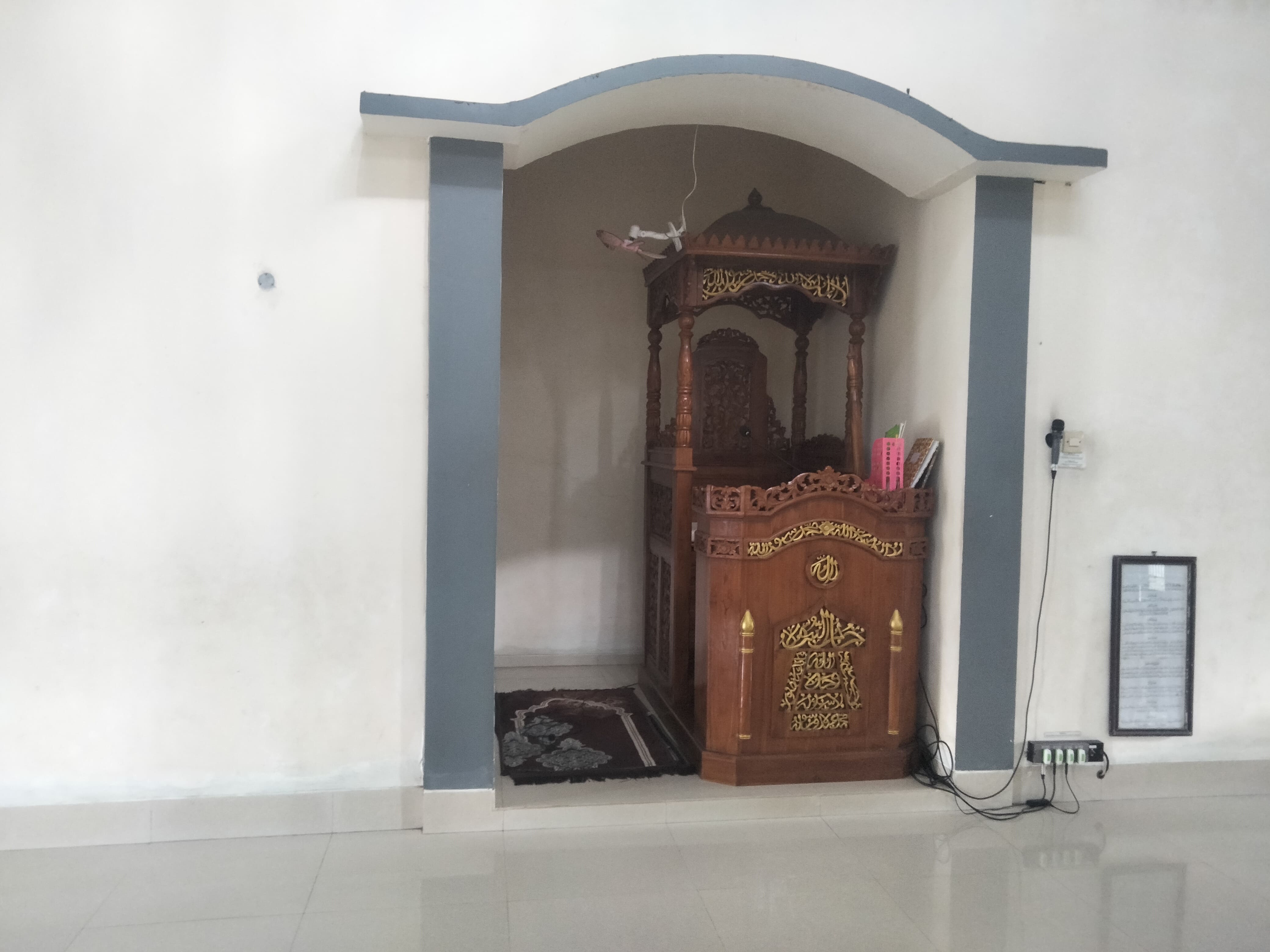 Foto Dalam Masjid (Mimbar/Mihrab) — TARBIYATUL HIKMAH, Purwoasri, Tegaldlimo