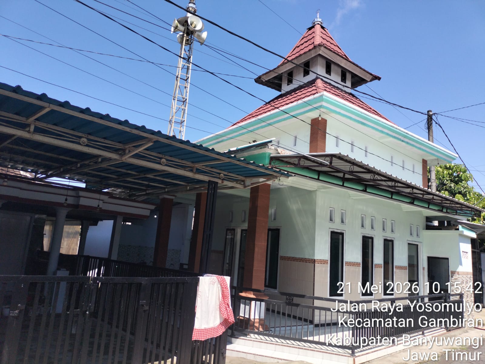 Foto Depan Masjid & Papan Nama — MIFTAHUL JANNAH, Gambiran, Gambiran