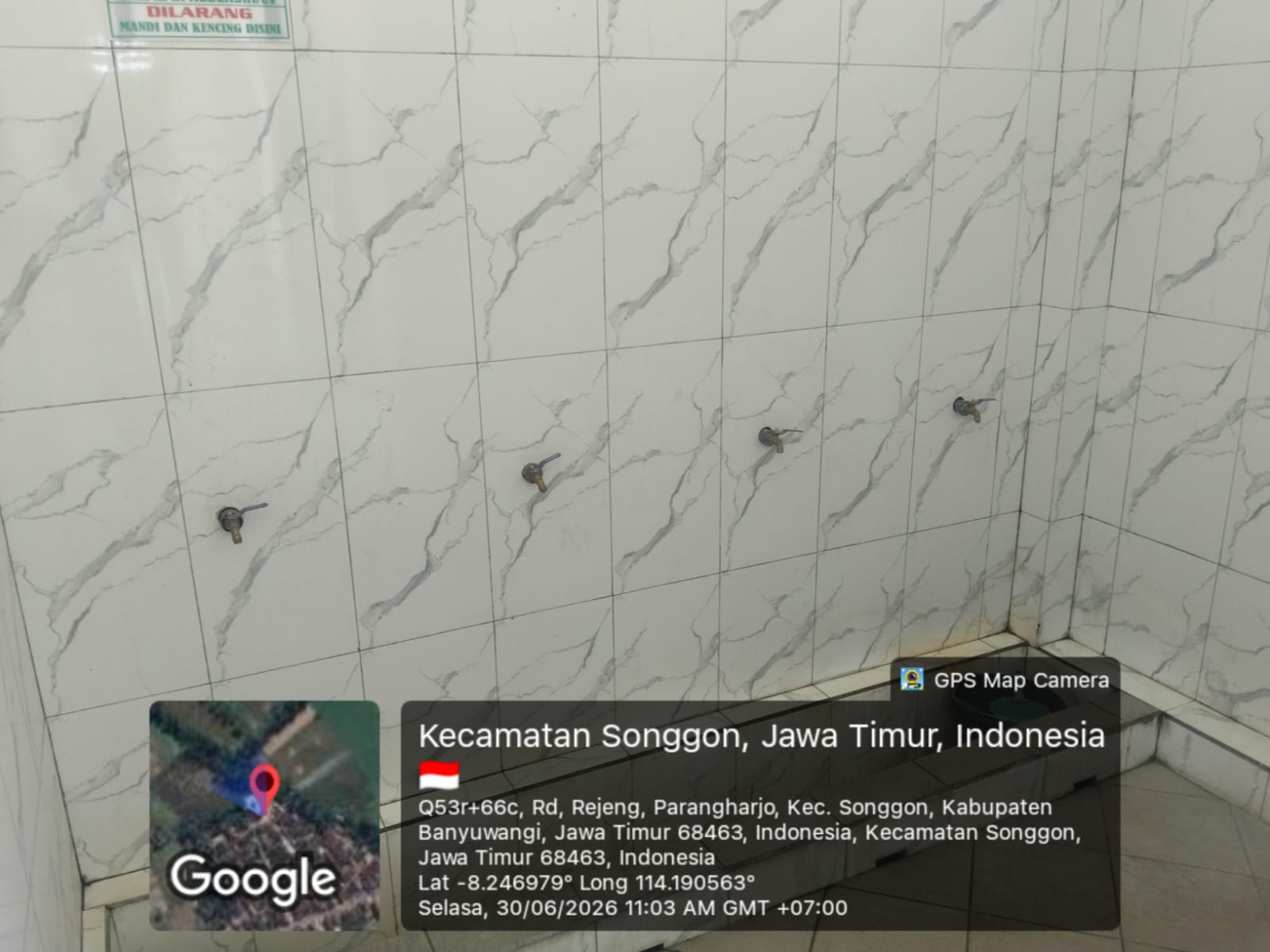 Foto Tempat Wudhu — BAITUL HADI, Parangharjo, Songgon