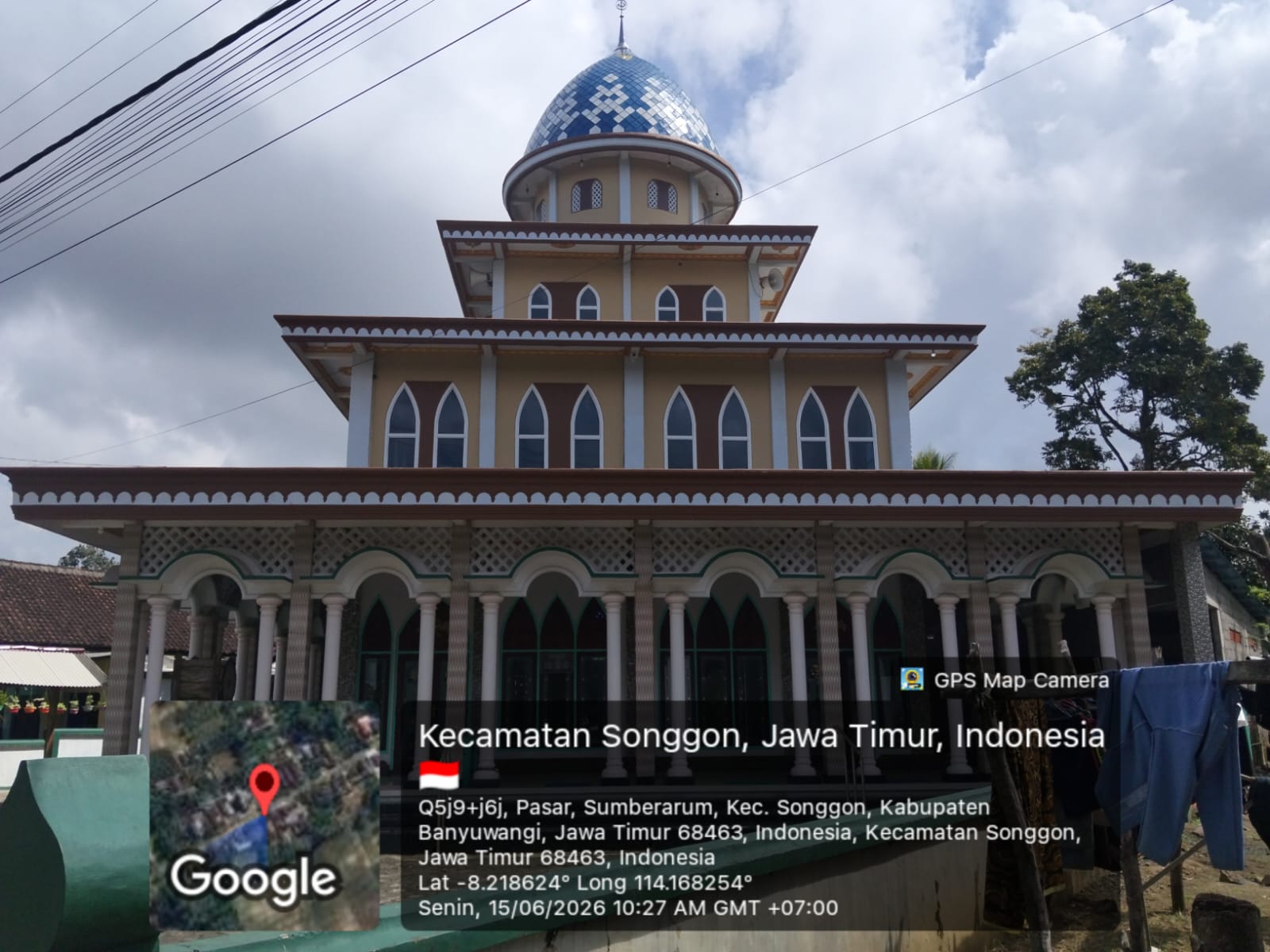 Foto Depan Masjid & Papan Nama — AR-RAHMAT, Sumberarum, Songgon