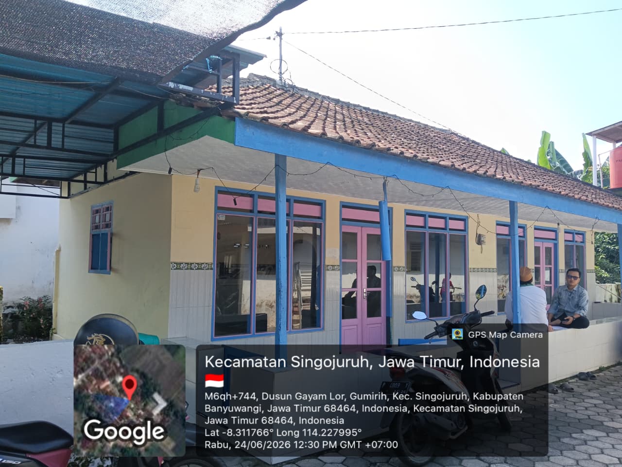 Foto Depan Masjid & Papan Nama — DARUR ROHMAH, Gumirih, Singojuruh