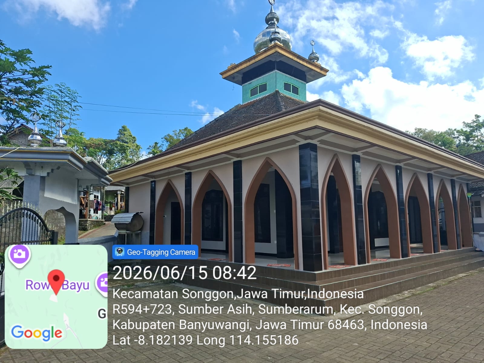 Foto Depan Masjid & Papan Nama — AL-IKHLAS 2, Sumberarum, Songgon