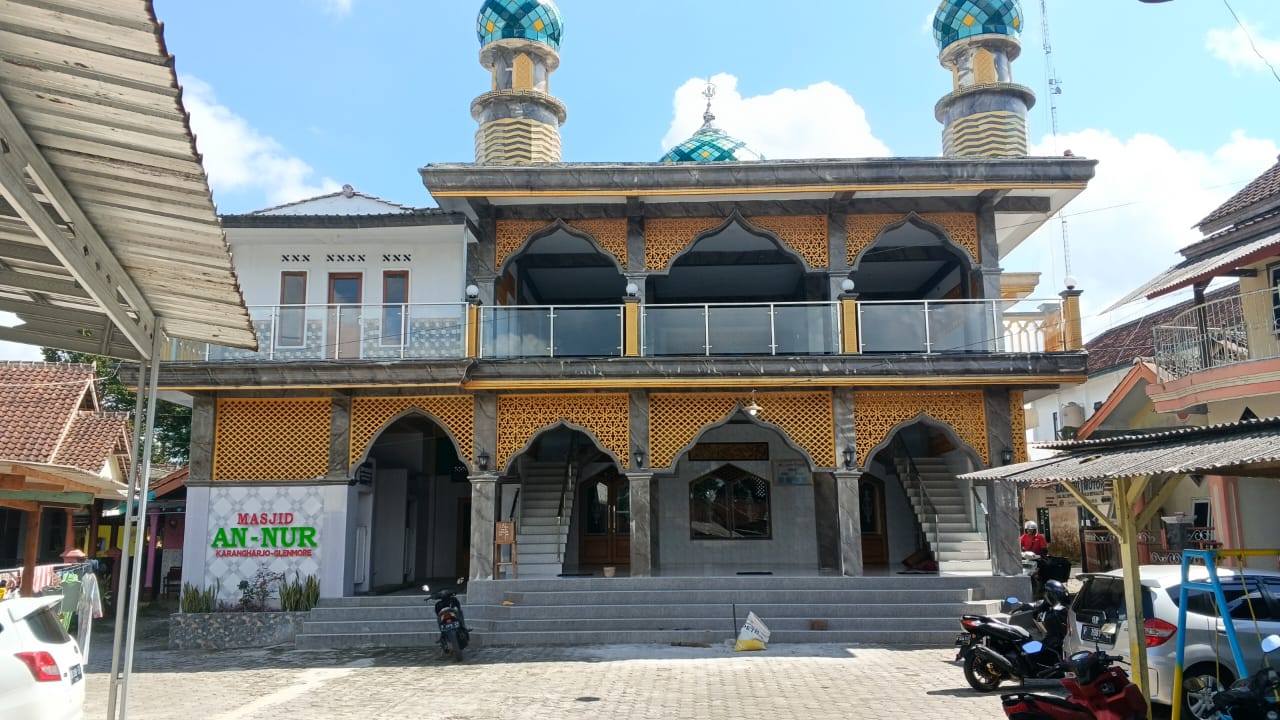 Foto Depan Masjid & Papan Nama — AN-NUR, Karangharjo, Glenmore