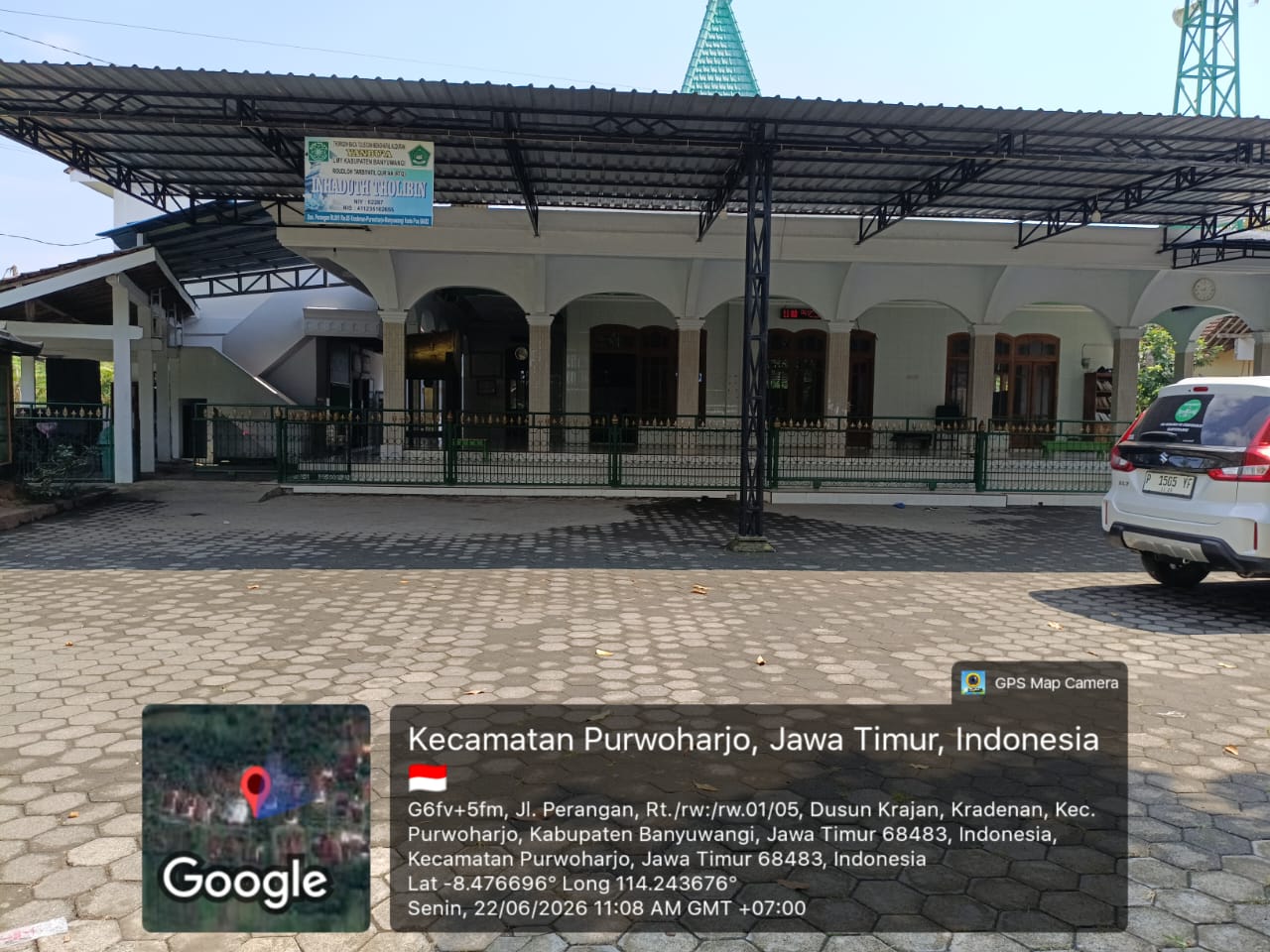 Foto Depan Masjid & Papan Nama — Inhadlut Tholibin, Kradenan, Purwoharjo
