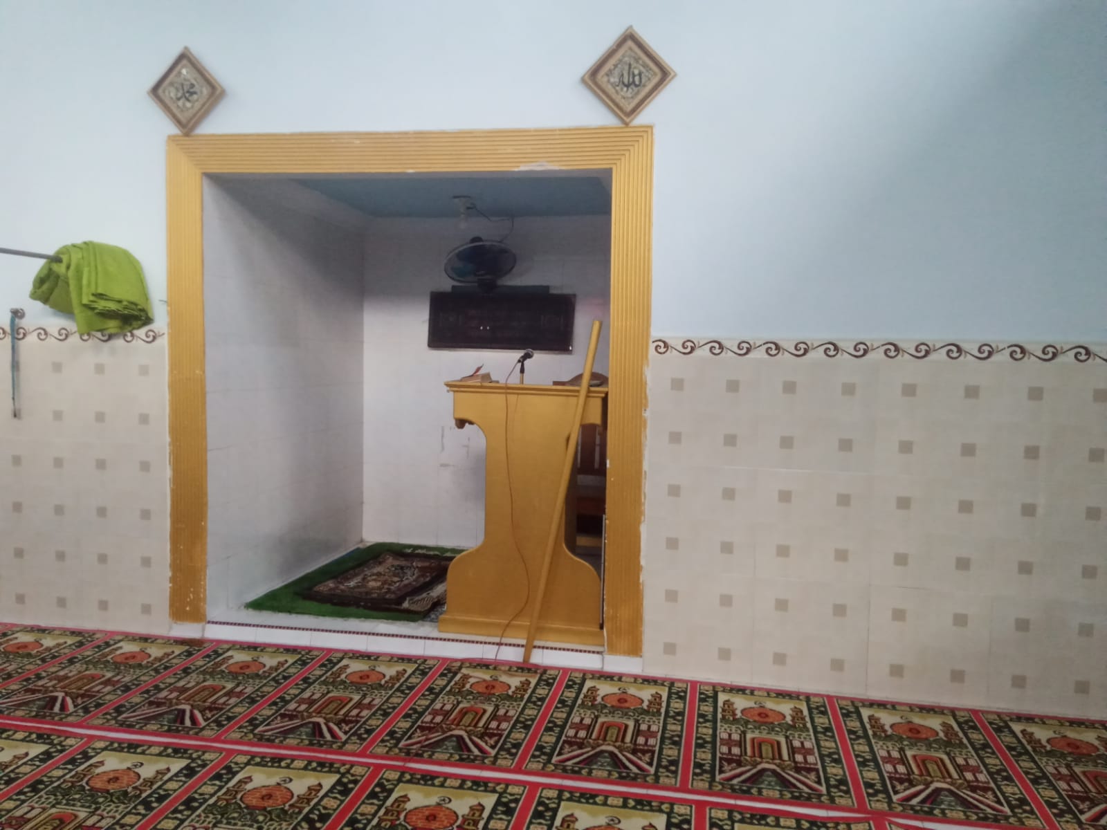 Foto Dalam Masjid (Mimbar/Mihrab) — NURUL IMAN, Kandangan, Pesanggaran