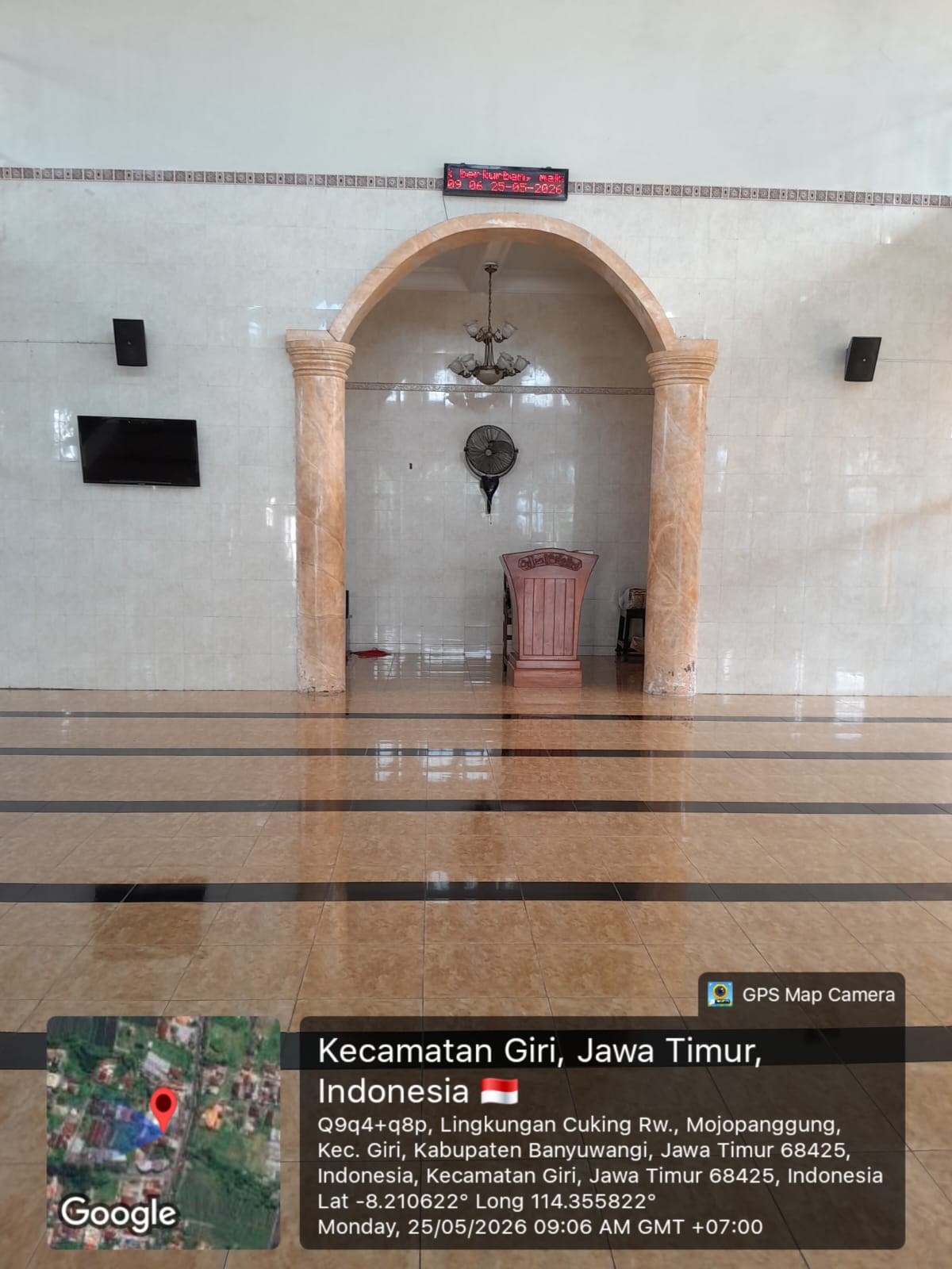 Foto Dalam Masjid (Mimbar/Mihrab) — AL-HILAL, Penataban, Giri