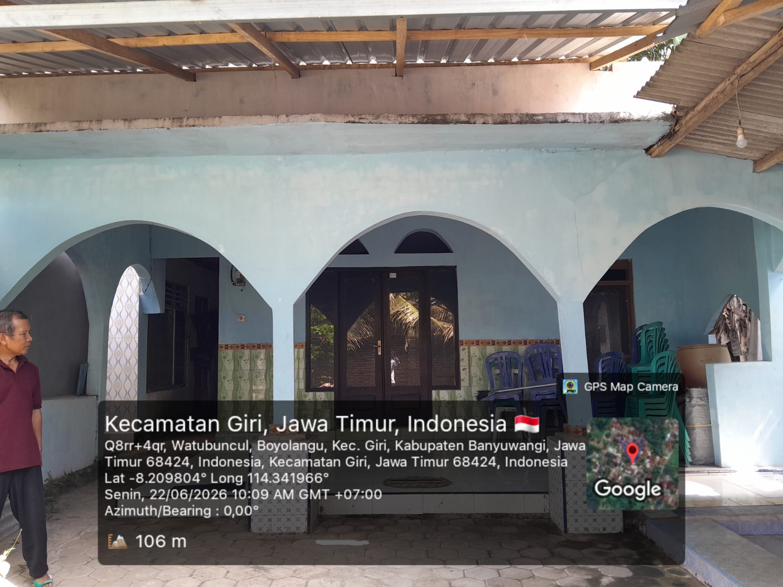 Foto Depan Masjid & Papan Nama — Nur Hidayah, Boyolangu, Giri