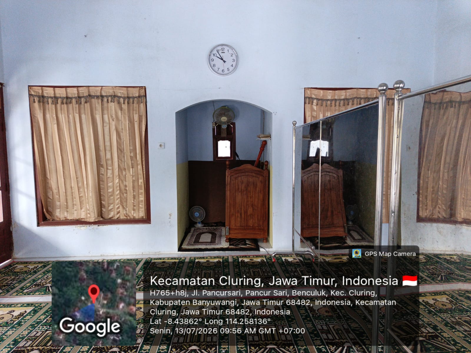 Foto Dalam Masjid (Mimbar/Mihrab) — NU AL - BAROKAH, Benculuk, Cluring