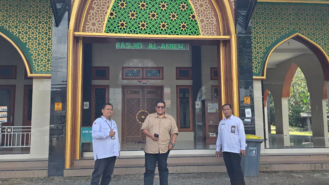 Foto Depan Masjid & Papan Nama — AL-AMIEN, Tamansari, Licin
