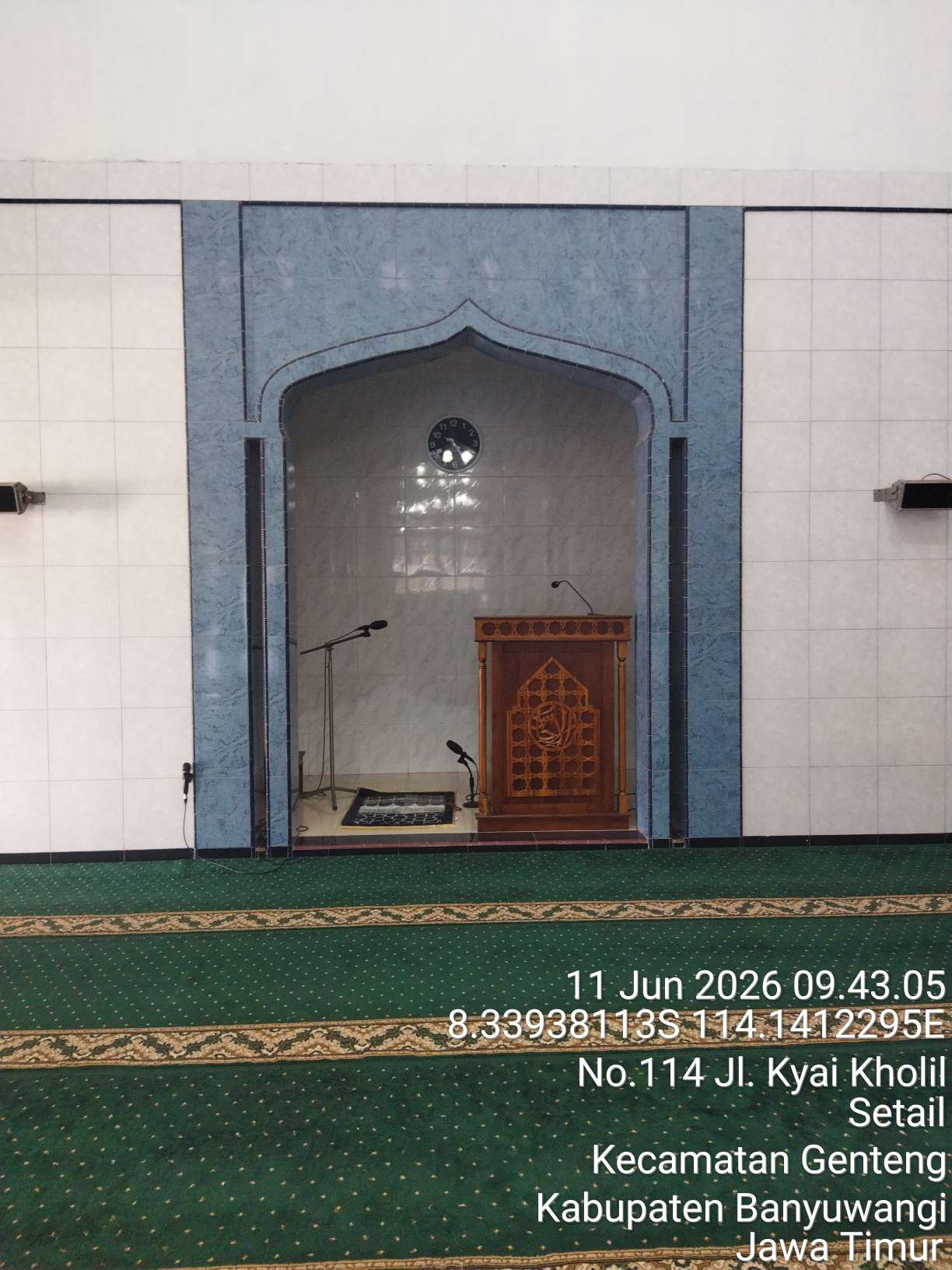 Foto Dalam Masjid (Mimbar/Mihrab) — AL ITTIKHAD, Setail, Genteng